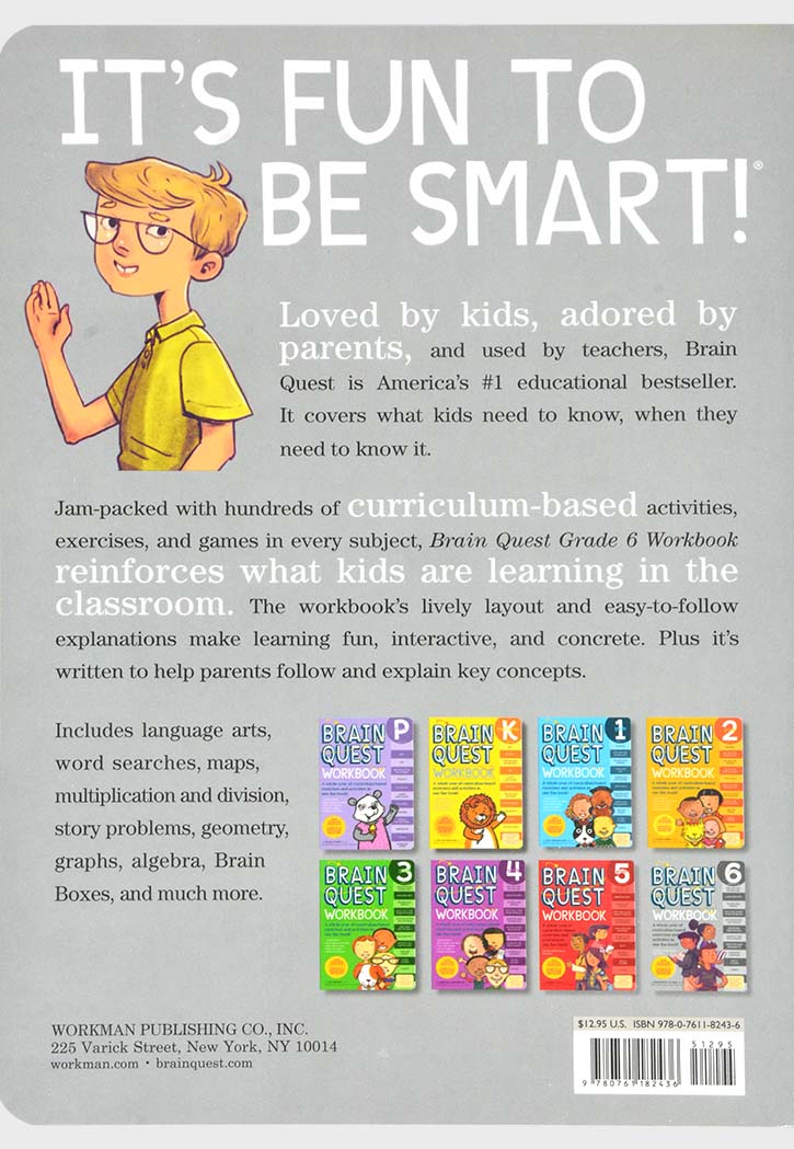 Brain Quest Workbook: 6th Grade