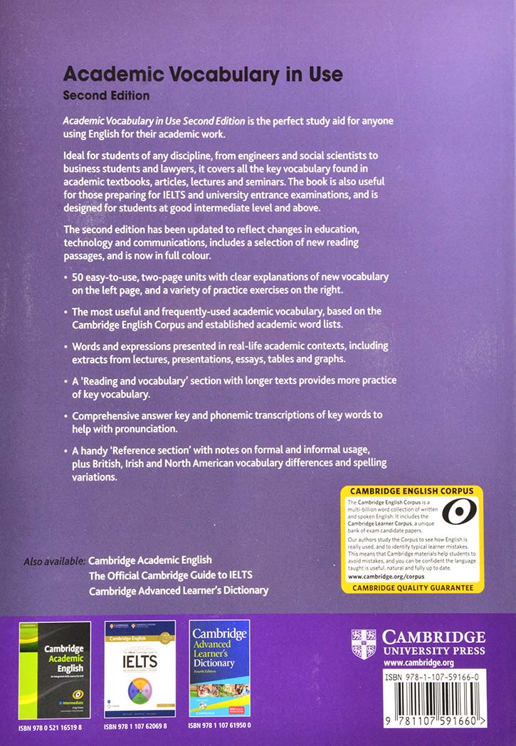 Academic Vocabulary in Use Edition with Answers 2nd Edition
