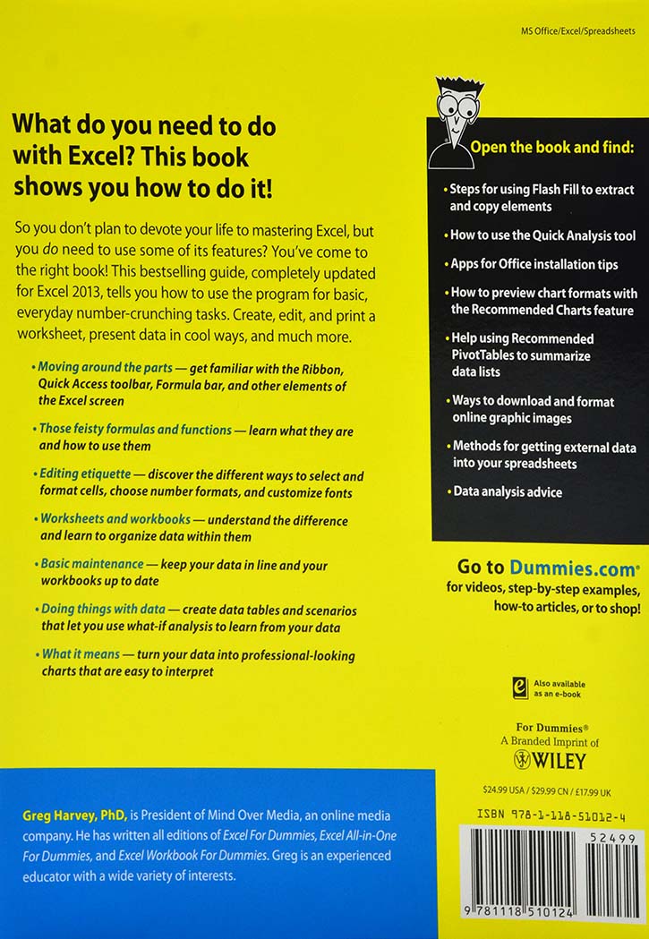 Excel 2013 for Dummies