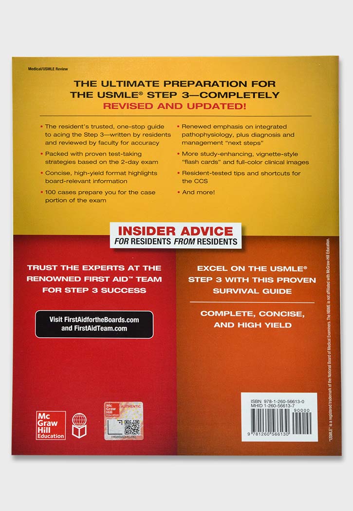 First Aid for the USMLE Step 3 5th Edition