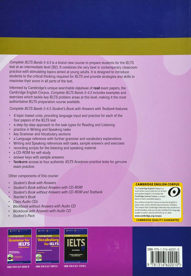 Complete IELTS Bands 5-6.5 Student Book With Answers
