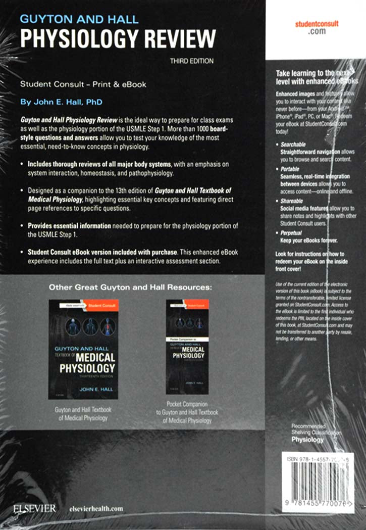 Guyton & Hall Physiology Review 3rd Edition