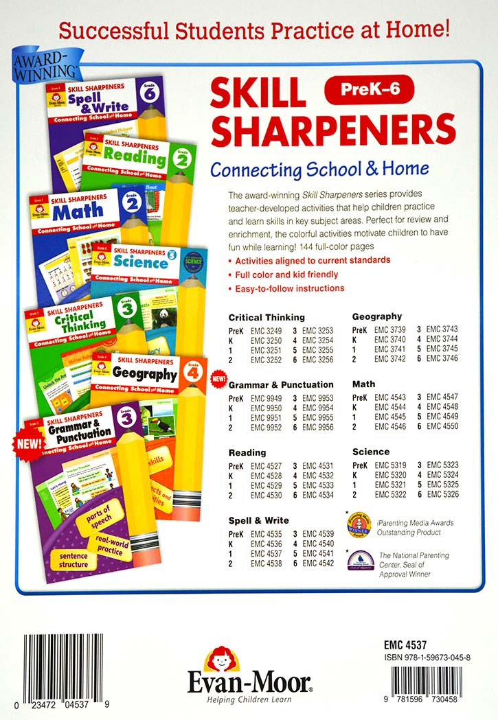 Skill Sharpeners - Spell & Write Grade-1