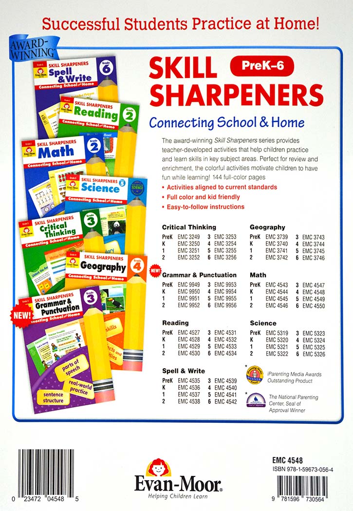 Skill Sharpeners - Math Grade-4