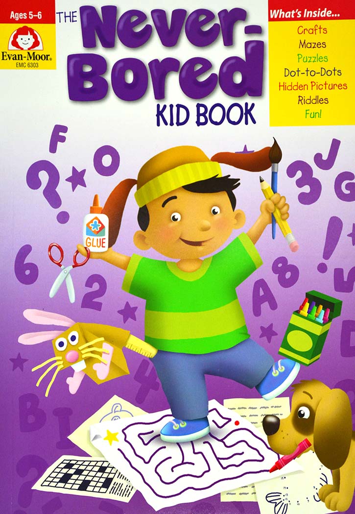 THE NEVER BORED KID BOOK AGE 5-6