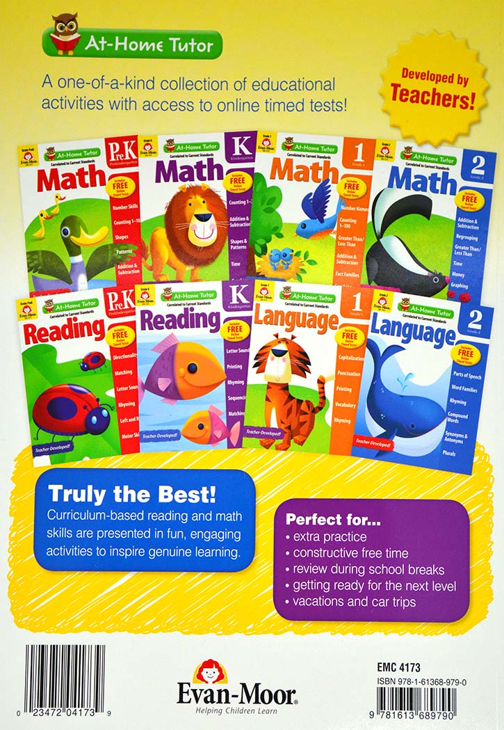 AT HOME TUTOR:MATH GRADE PRE-K