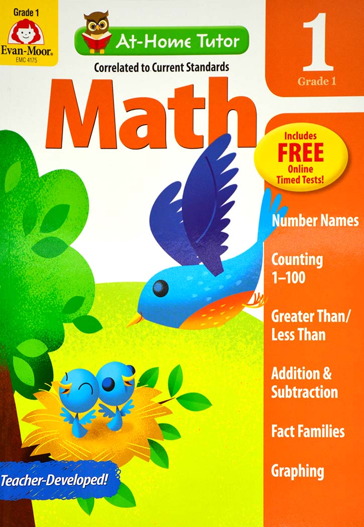 At Home Tutor Math, Grade 1