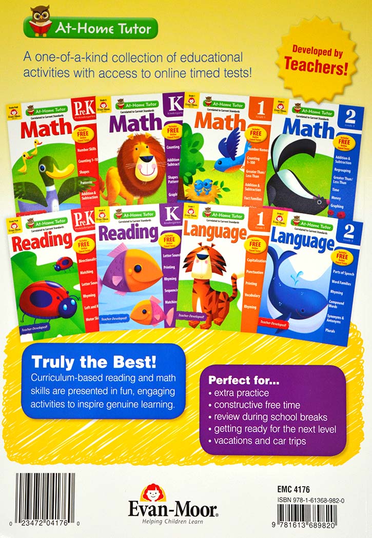 At Home Tutor Math, Grade 2