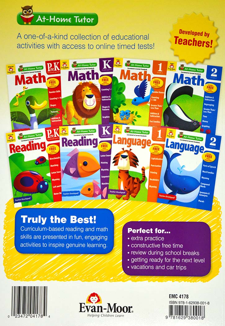 At Home Tutor Reading, Grade K