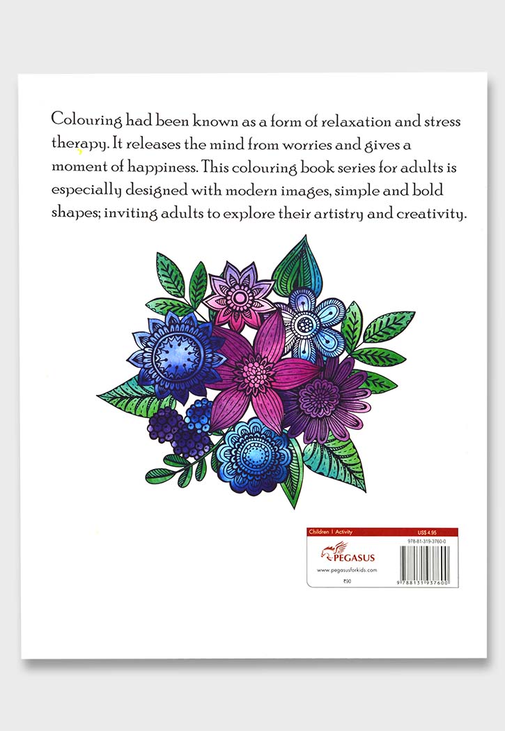 Calm & Colour - Floral Coloring Book