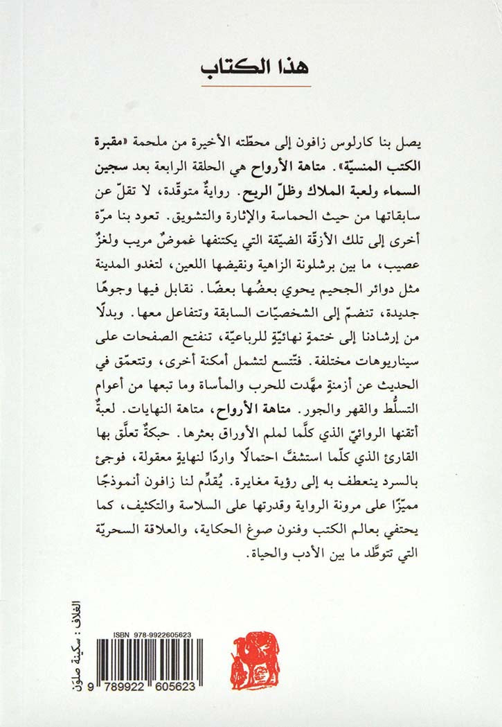 متاهة الارواح - رواية