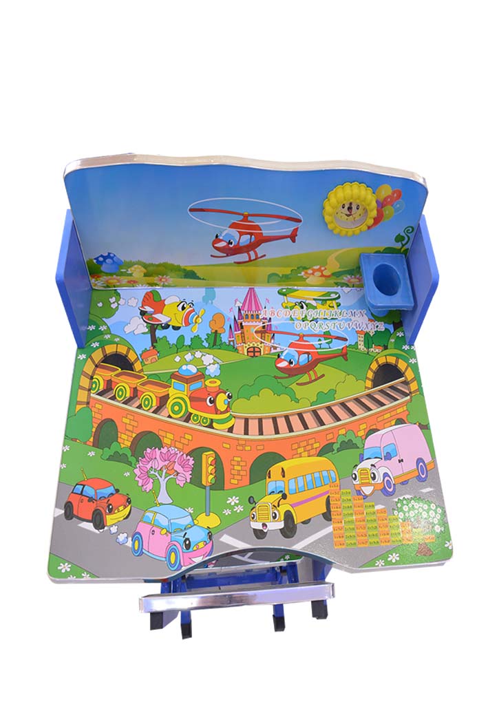 طاولة دراسة مع كرسي اطفال Education Table With Chair - Transportation
