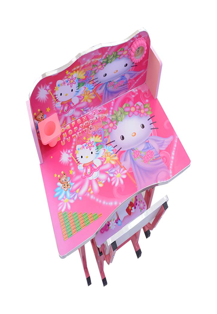 طاولة دراسة مع كرسي اطفال Education Table With Chair - Hello Kitty