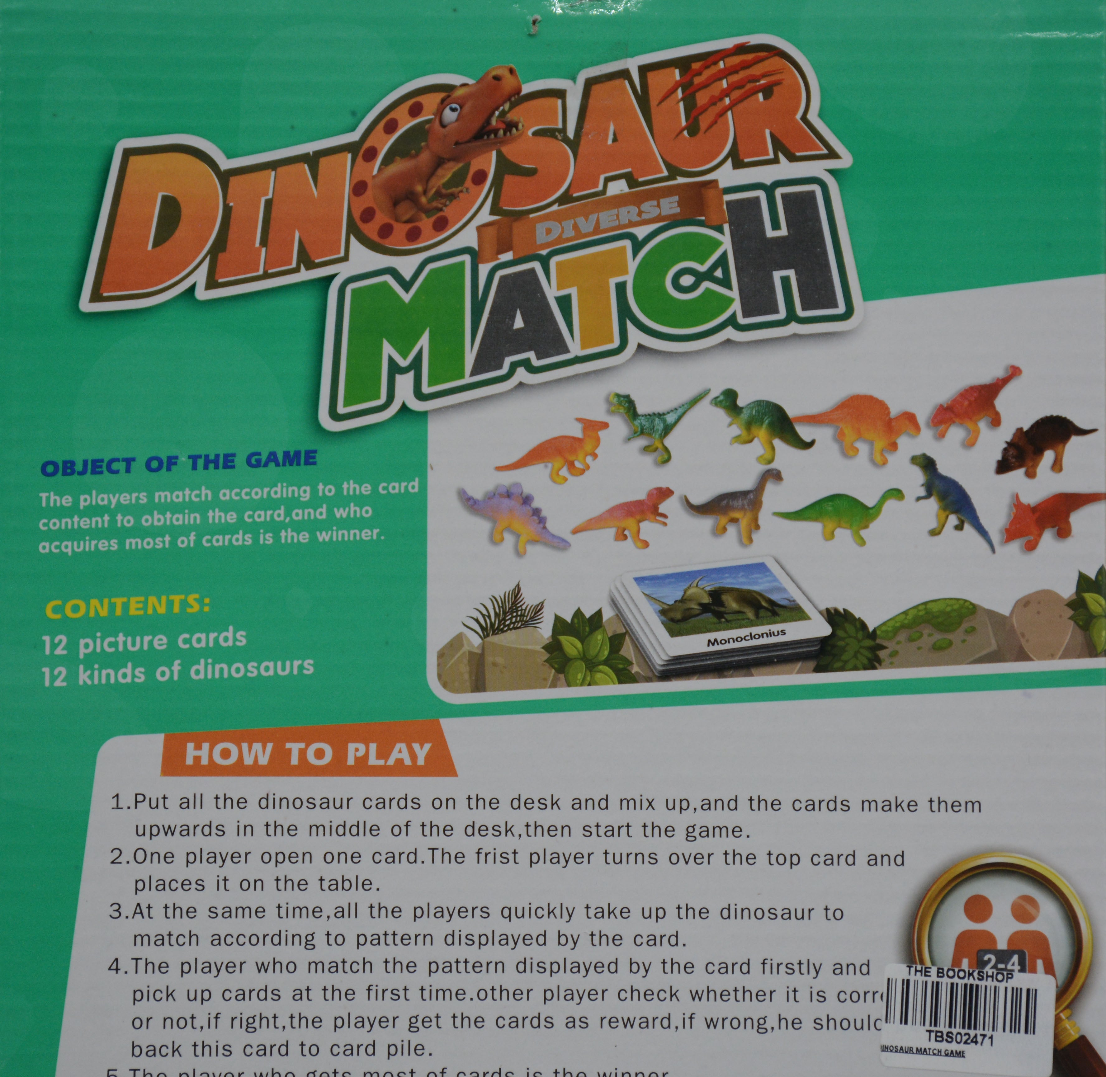 DINOSAUR MATCH GAME