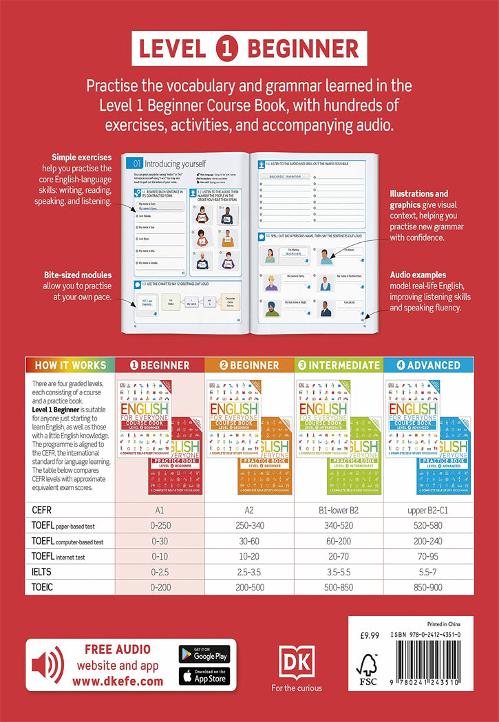English for Everyone Practice Book Level 1 Beginner