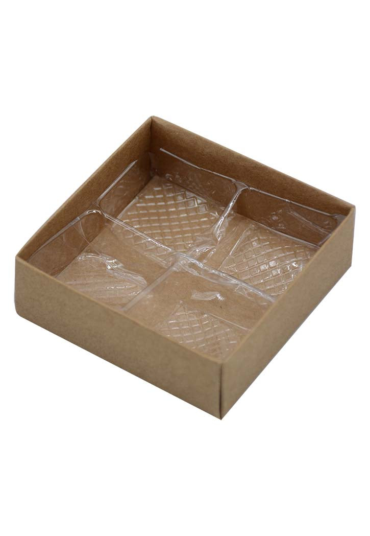 Paper Chocolate Box Brown (9X9CM)