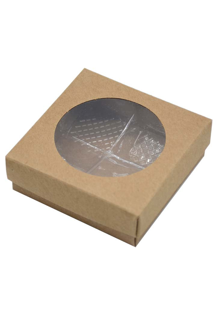 Paper Chocolate Box Brown (9X9CM)