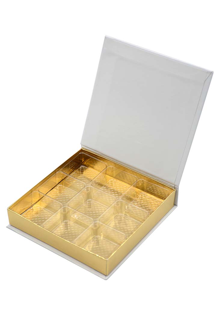 Paper Chocolate Box White (13.2X13.2CM)