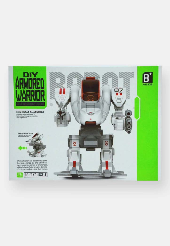 DIY Armored Warrior Electric Walking Robot Self-Assembly