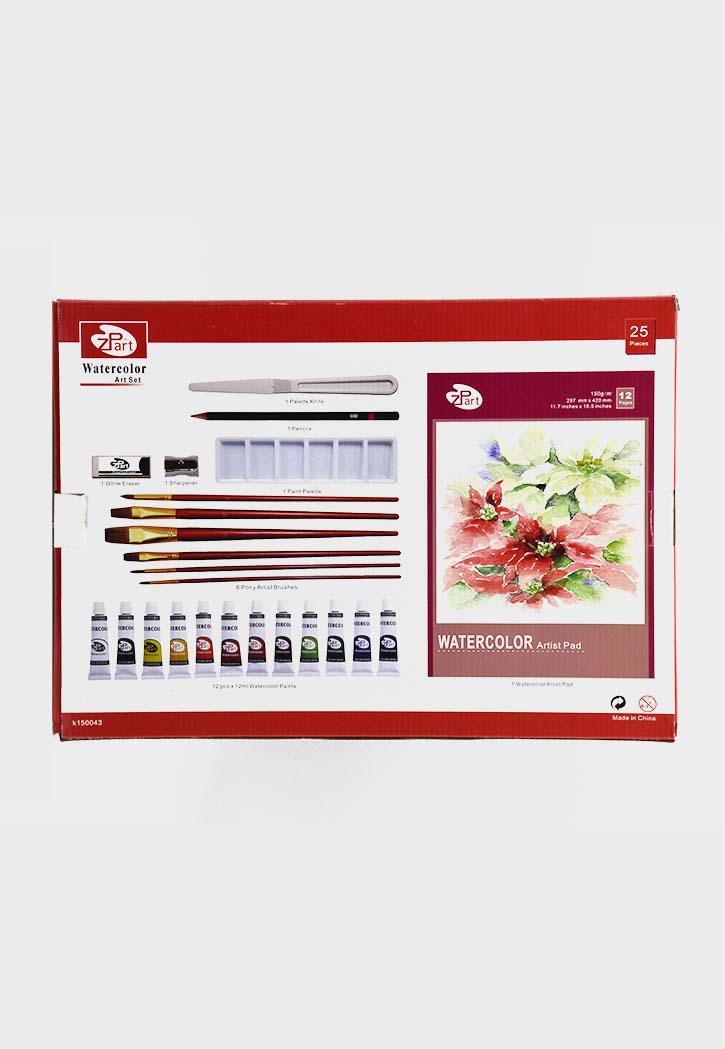 ZPart - Watercolor Art Set (25Pcs)