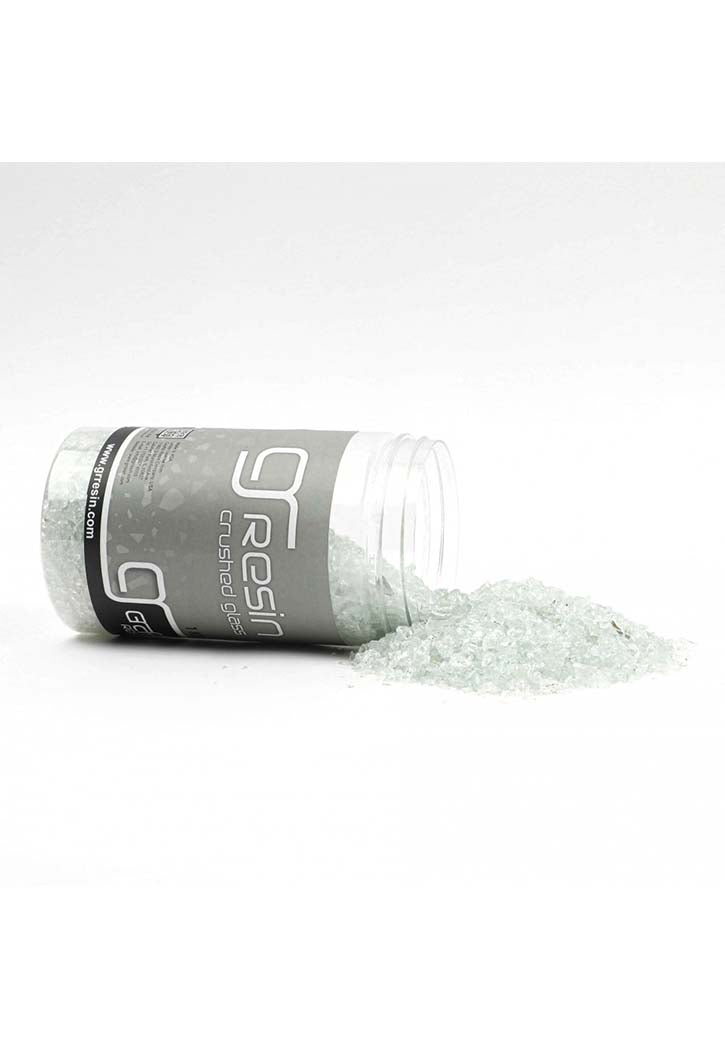 Resin Crushed White Smooth Glass 1.5KG