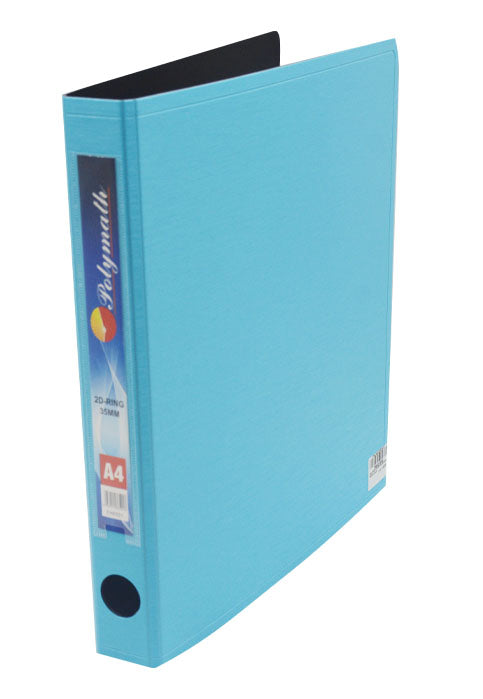 POLYMATH PP 2D RING BINDER 35MM L.BLUE