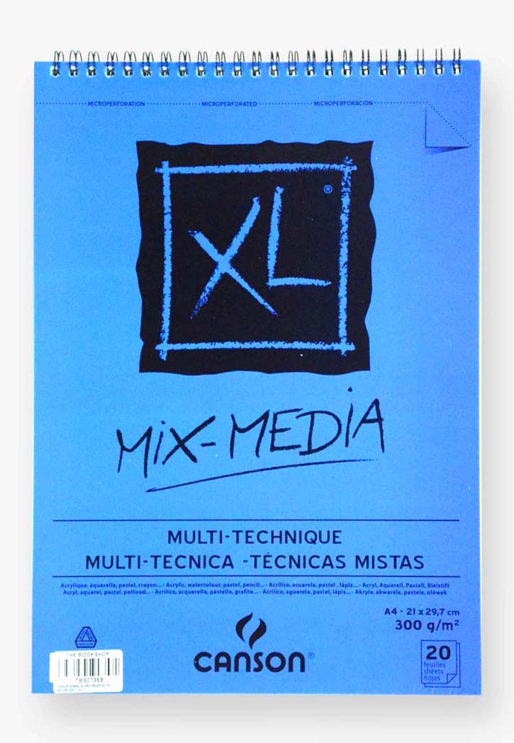 Canson - Spiral Mix Paper Pad 300GSM