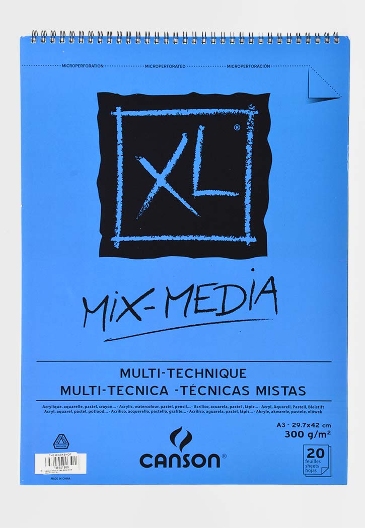 Canson - Spiral Mix Paper Pad 300GSM
