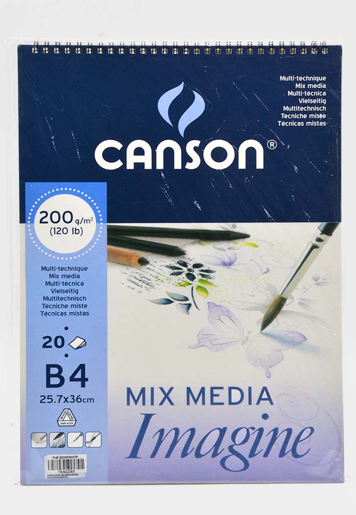 Canson - Spiral Mix Media Pad 200GSM