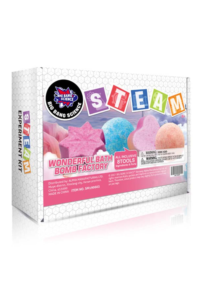 BIG BANG SCIENCE-WONDERFUL BATH BOMB FACTORY 8TOOLS