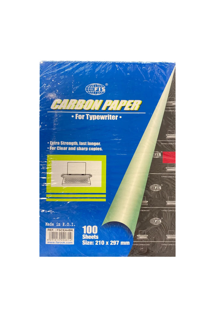 FIS CARBON PAPER-A4-100SH-BLACK