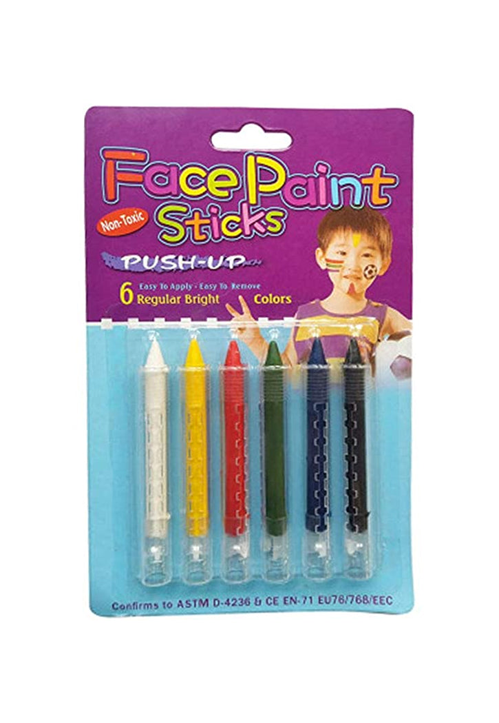 طقم الوان للوجه لماع 6 لون