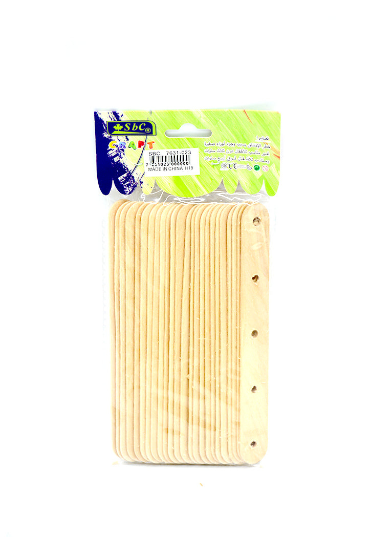 SBC CRAFT WOODEN POPSICLE STICK NATURAL 24PCS/PKT