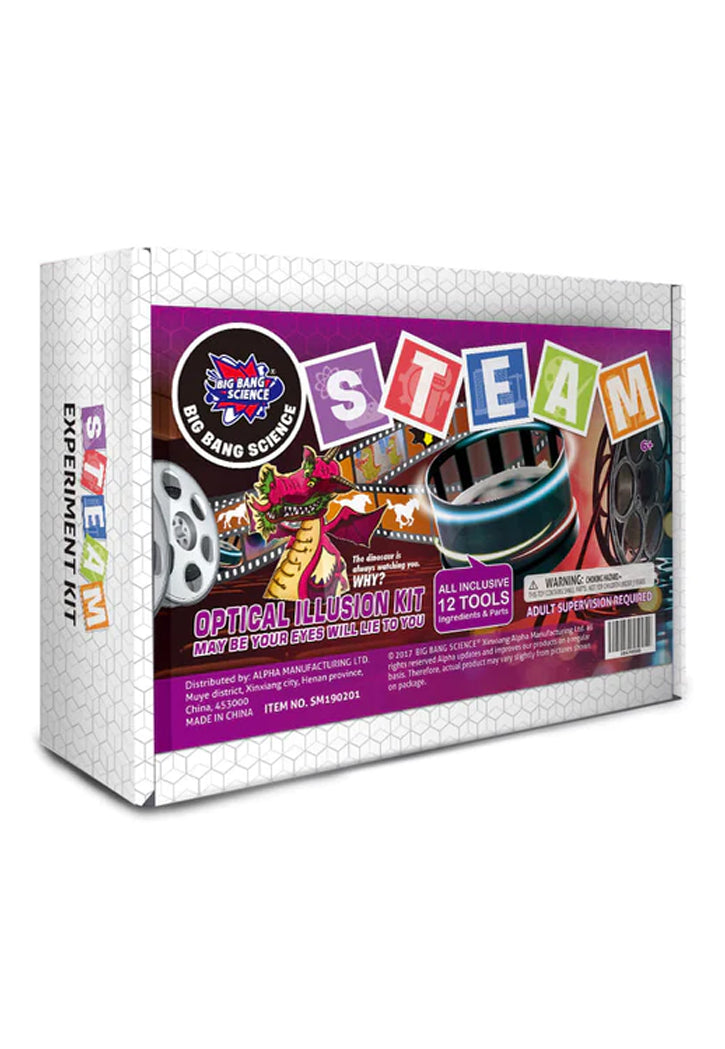 BIG BANG SCIENCE-OPTICAL ILLUSION KIT 12TOOLS
