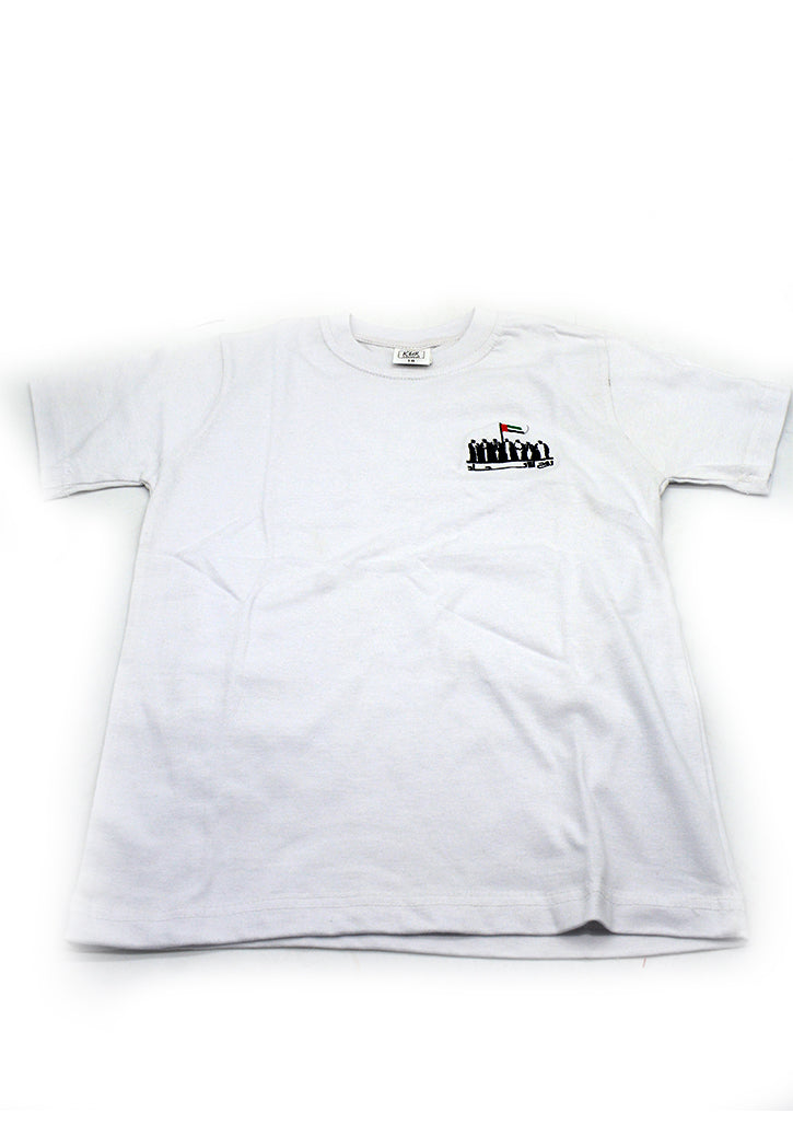 UAE FLAG COLOR T-SHIRT W/LOGO