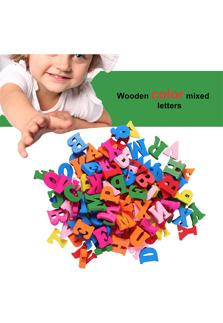 CRAFT COLORED WOODEN ENGLISH ALPHABETS A-Z