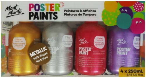 Mont Marte - Poster Paint 500ml Metallic