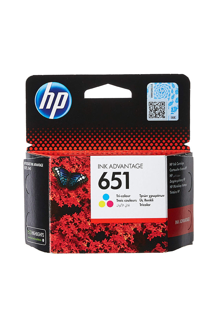 حبر ملون HP INK CARTRIDGE 651 TRI-COLOUR