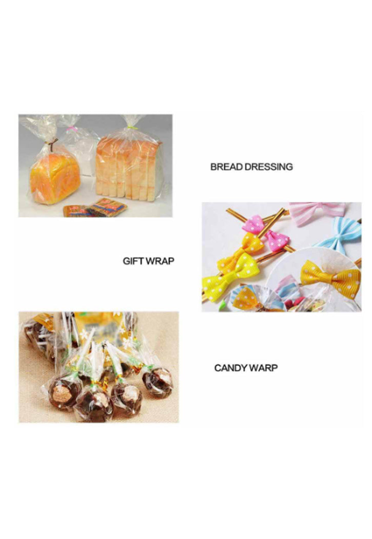 ITALO METALIC TWIST TIES 500PCS 8CM SILVER