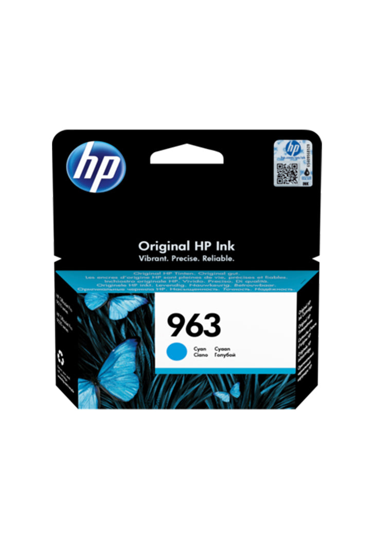 حبر طابعة ازرق ساين HP INK CARTRIDGE 963- CYAN