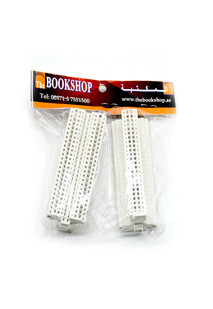 مجسم بنايات طويلة من البلاستيك 2قطعة - فنيات