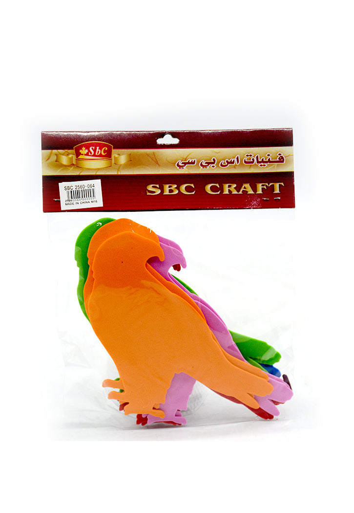 SBC EVA SPONGE SHAPES 10PC/PKT FALCON