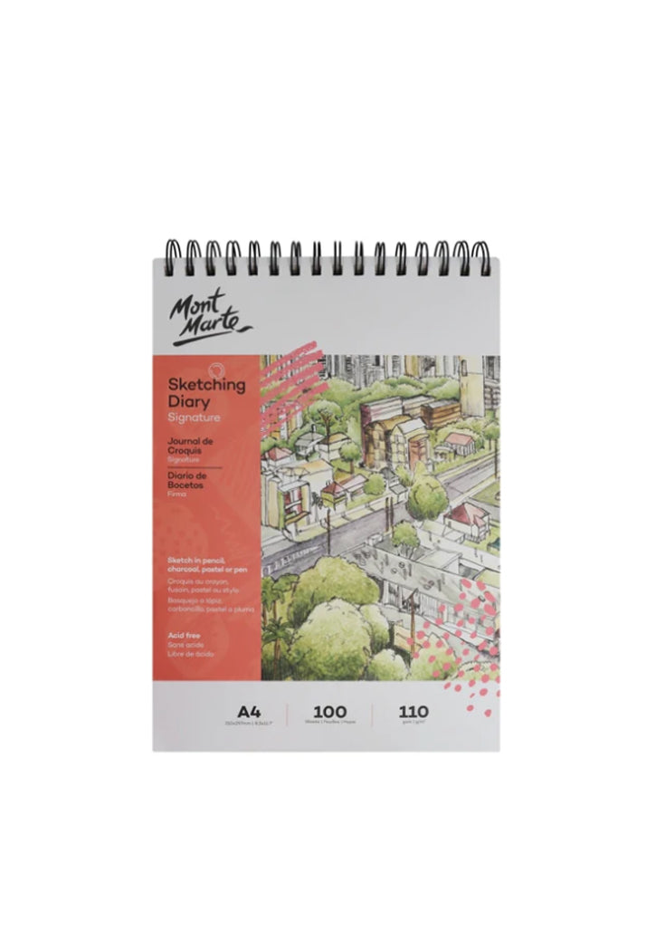 MONT MARTE SIGNATURE SKETCHING DIARY 100SHT 110GSM A4