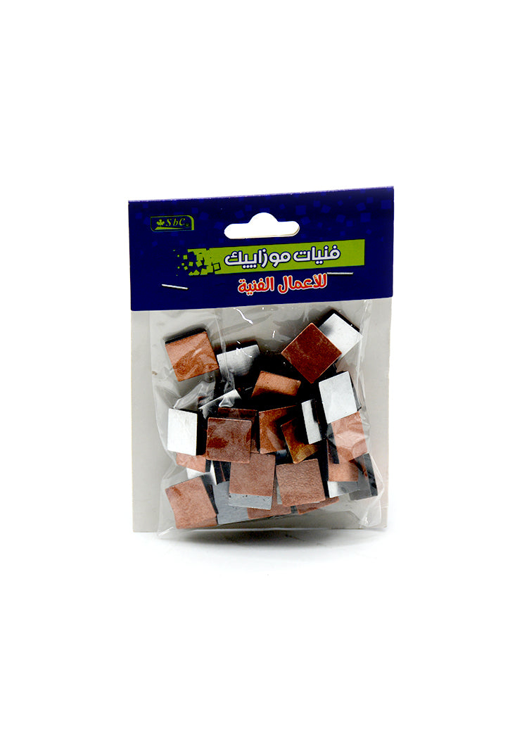 SBC METALLIC SQUARE MOSAIC TILES 7510-057