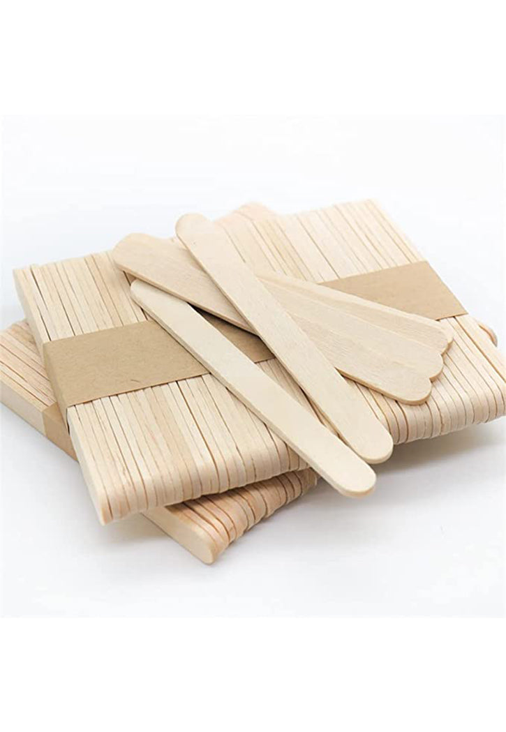 SBC CRAFT 100PCS WOODEN STICKS 110MM-NATURAL COLOR