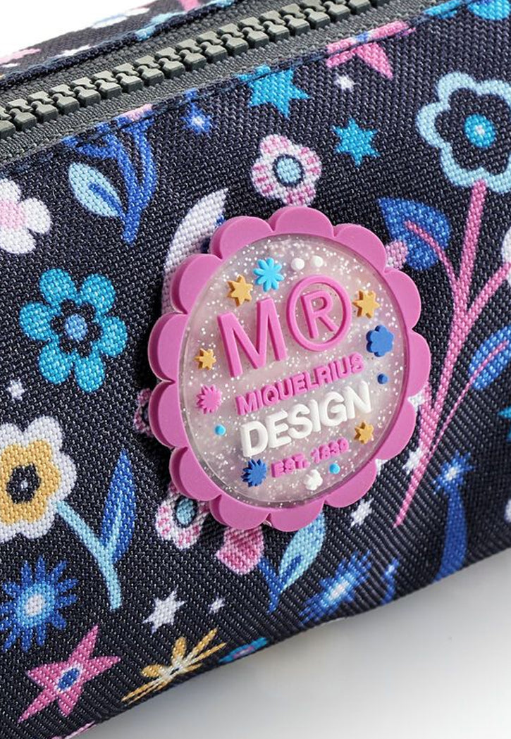 حافظة اقلام مقلمة MIQUELRIUS MR ROUND PENCIL CASE - RECYCL NIGHT GARDEN
