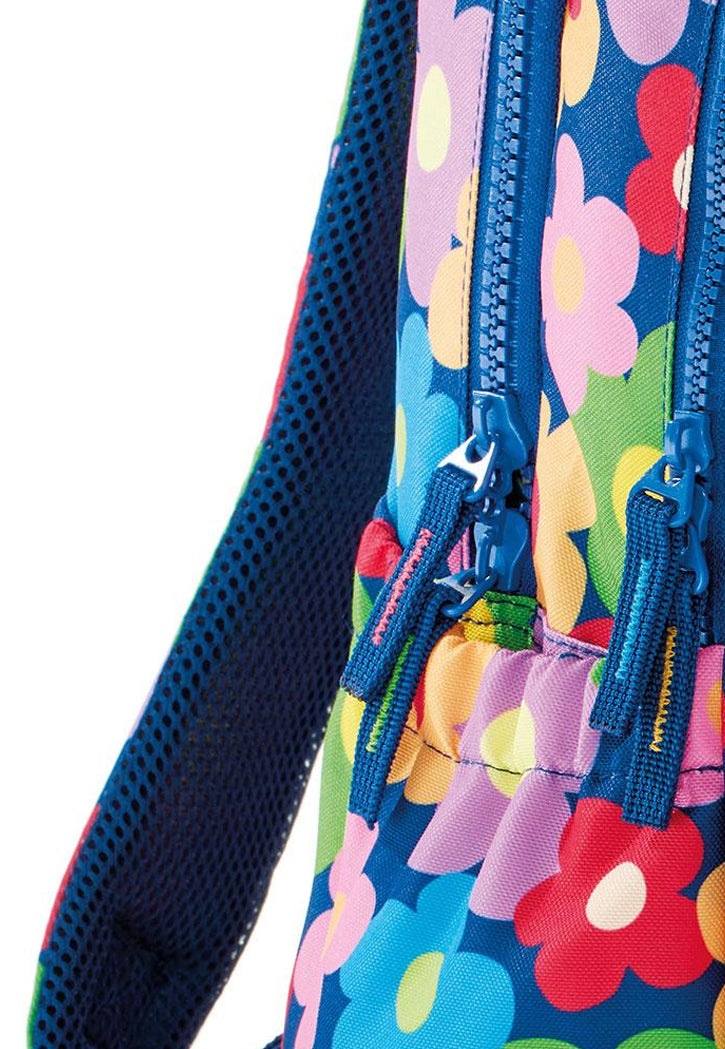 حقيبة مدرسية مقاس 17 MIQUELRIUS MR BACKPACK W/2 COMPARTMENT 17"- RECYCLE FLOWER ARP