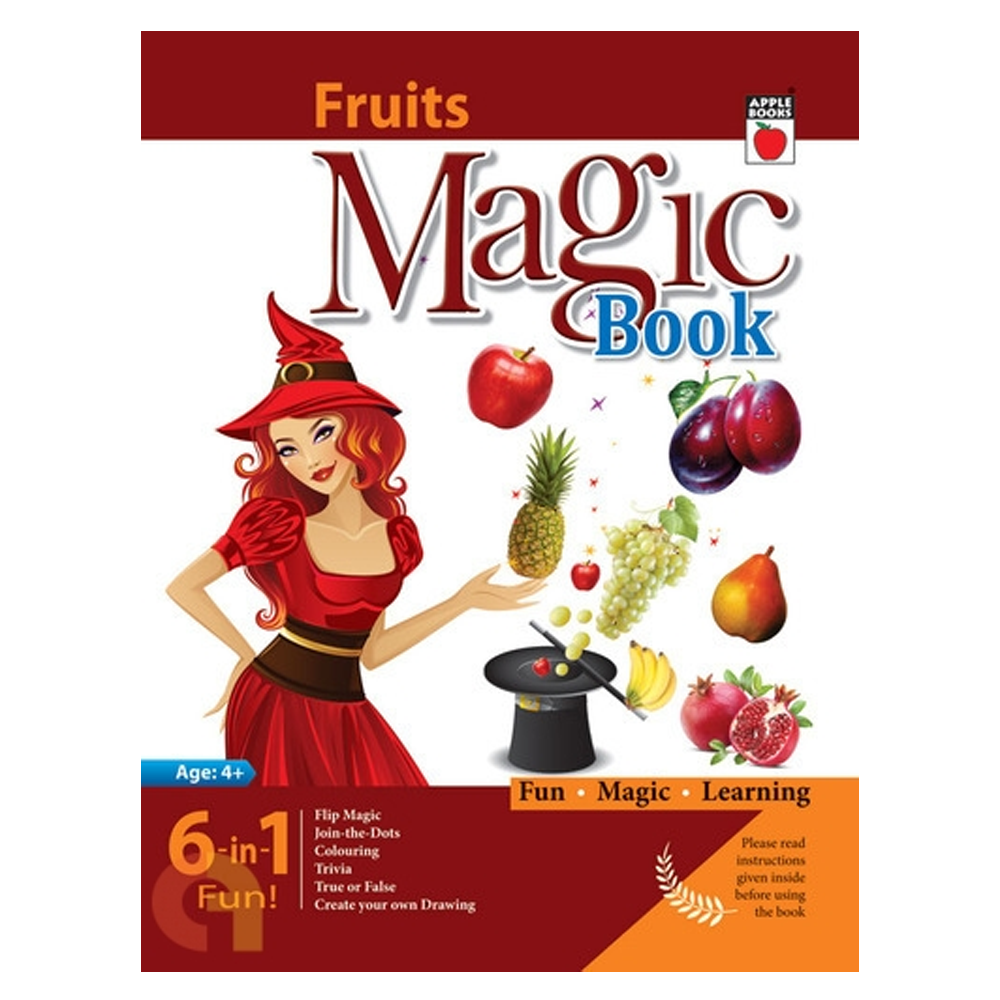 MAGIC BOOKS -3 BOOKS SET-BIRDS+FRUITS+FLOWERS