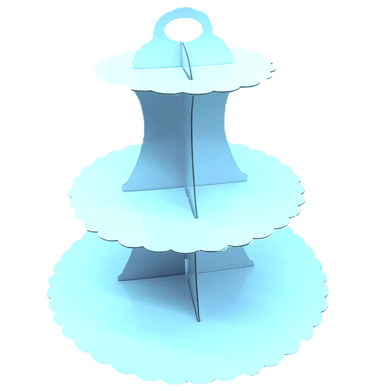 KANARI CUP CAKE STAND 3LAYER-TURQUOISE