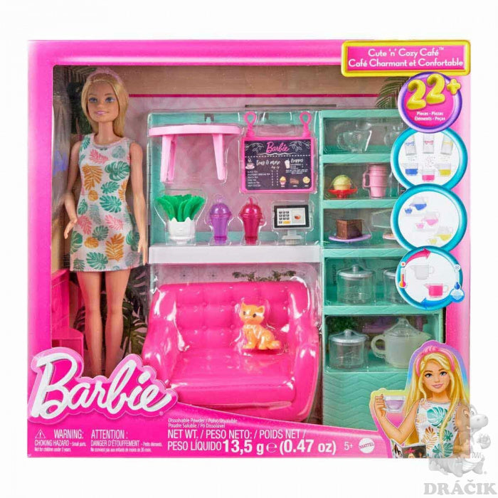 BARBIE SELF CARE TEA SHOP PLAYSET